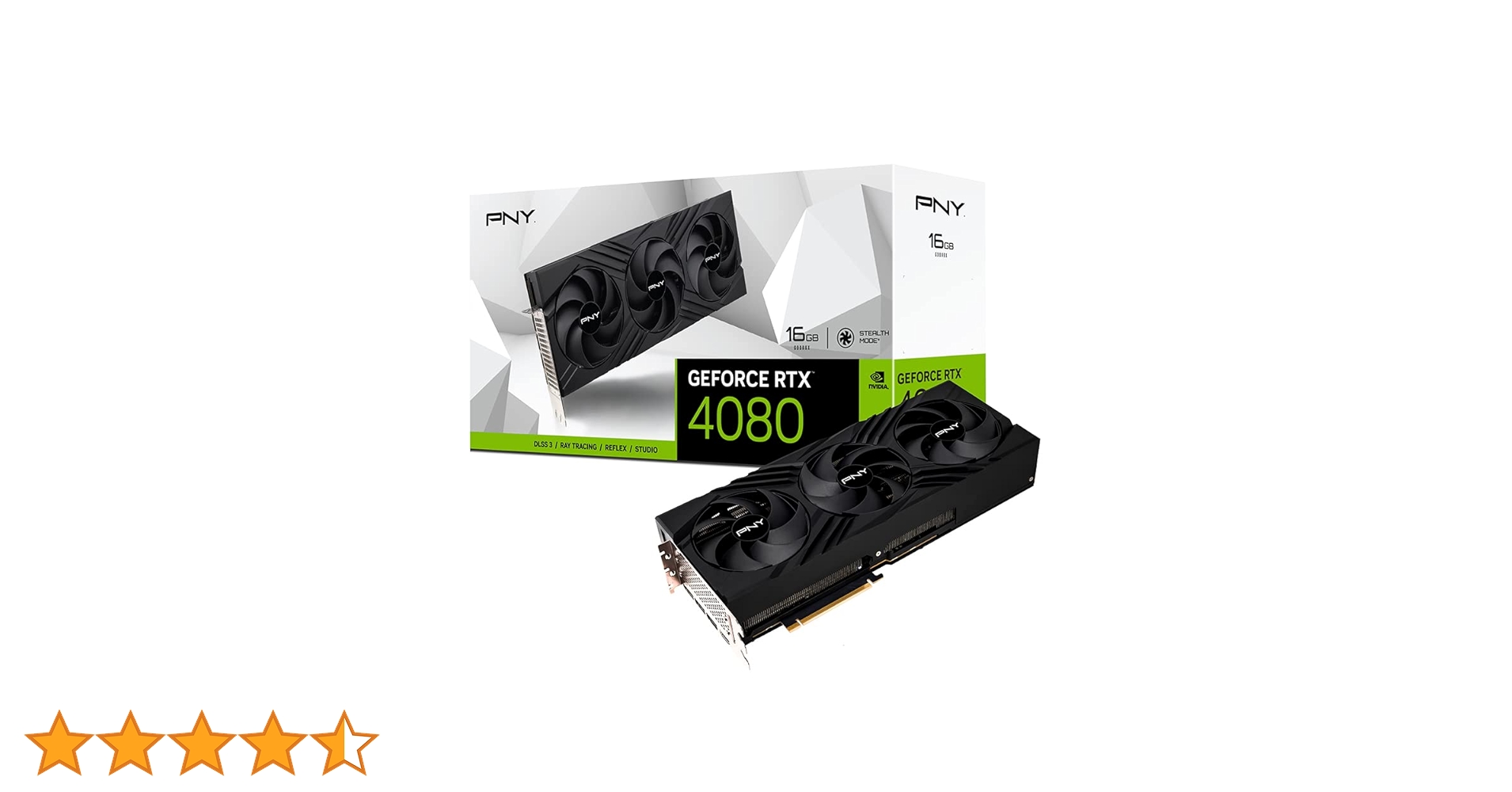 PNY NVIDIA GeForce RTX™ 4080 16GB Verto™ Triple Fan DLSS 3